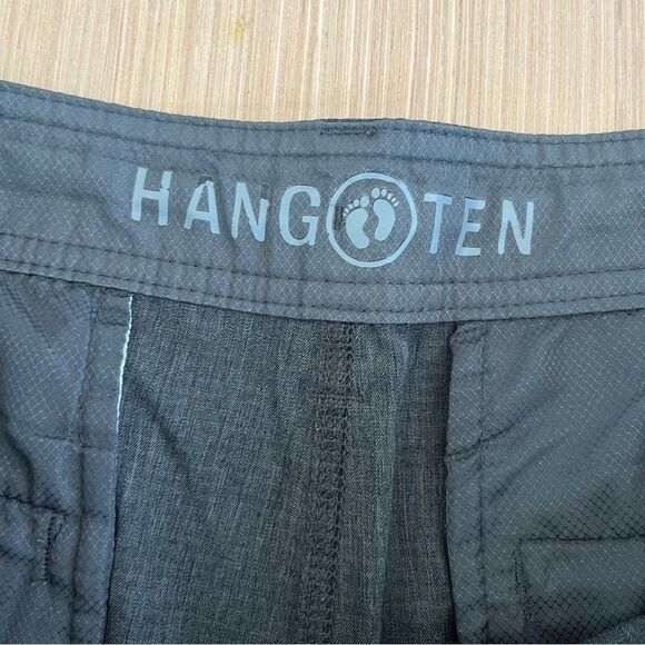 Men's Hang Ten Dark Charcoal Grey Swimsuit - Picture 4 of 10